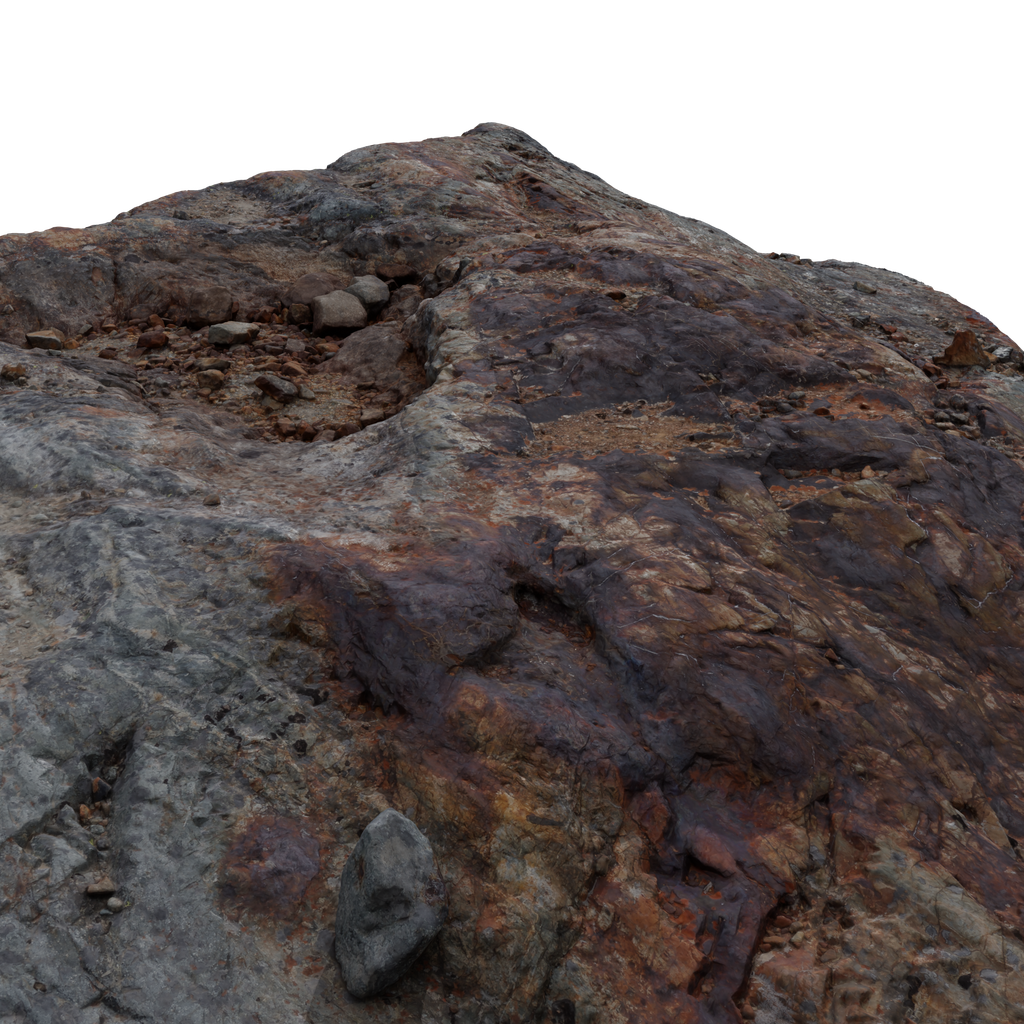 Jagged Rock Photoscan 3D Terrain models BlenderKit