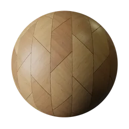 Curved Puzzle Oak Wood Tiles