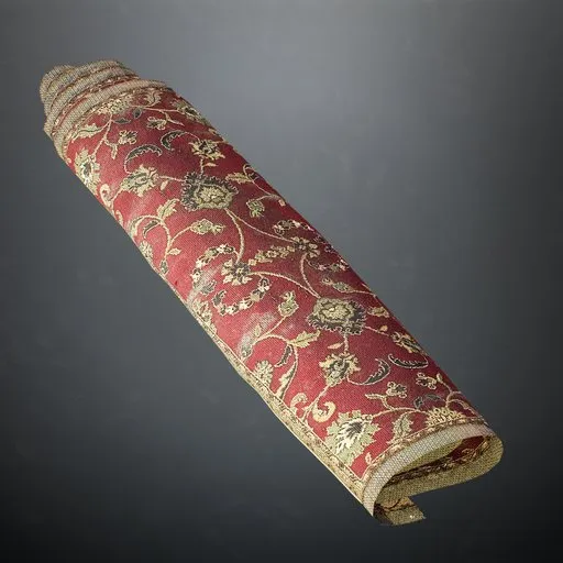 Rolled carpet