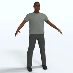 Colin Character Rigged