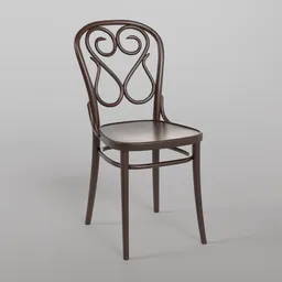 4 Chair B112 - Dark Chocolate