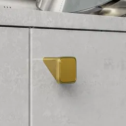 Antique Brass Wood Knob Handle