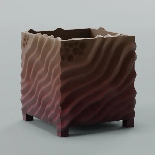 Ripple patterned holder