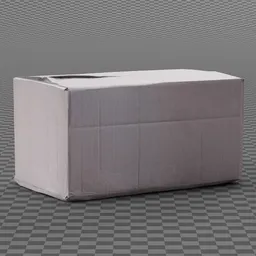 Cardboard Box White