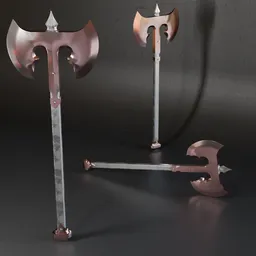 MK Axe lowpoly-006