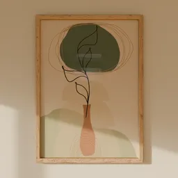 Frame  Line Art Wall Art