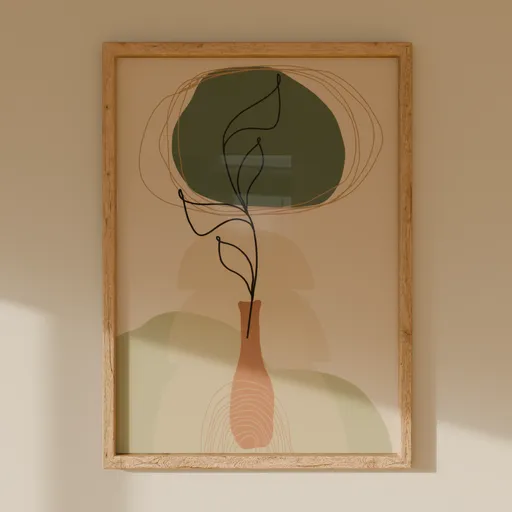 Frame  Line Art Wall Art