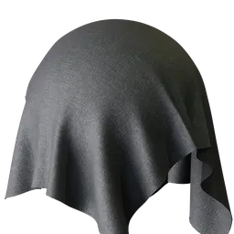 Plain Grey Chenille