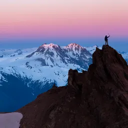 Twilight Mountain Background Parallax