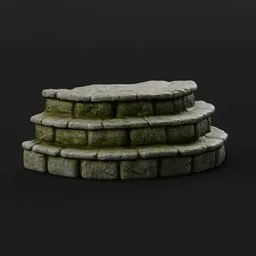 Stone Stairs Steps Grey