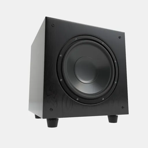 Hi-Fi Subwoofer black wood
