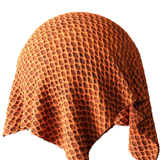 Orange Fabric Pattern