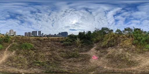 Daytime wasteland sky HDR