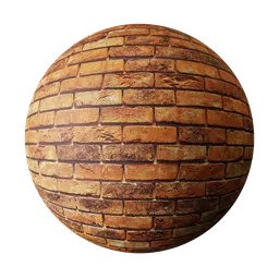 Warm Handmade Brick Wall