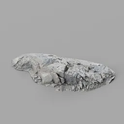 Basalt Rock Volcanic PBR Scan G