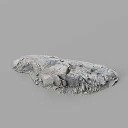 Basalt Rock Volcanic PBR Scan G