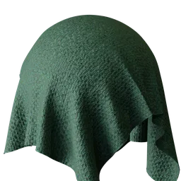 Plain Green Chenille