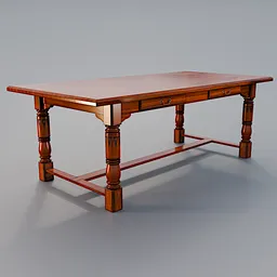 Old wooden table
