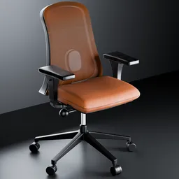 Lino Office Chair -Brown
