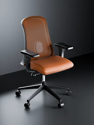 Lino Office Chair -Brown