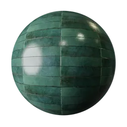 Klinker Tiles Forest Green