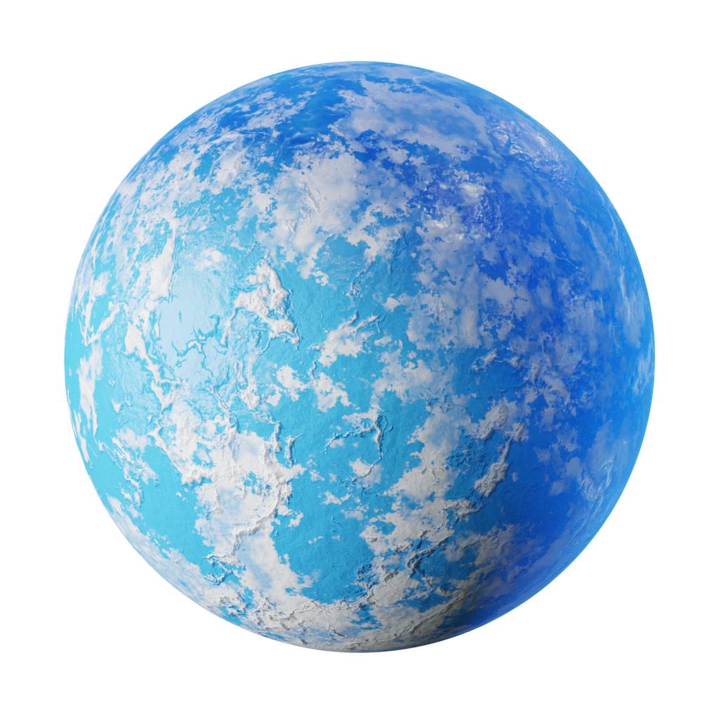 Icy Planet | FREE 3D ice materials | BlenderKit