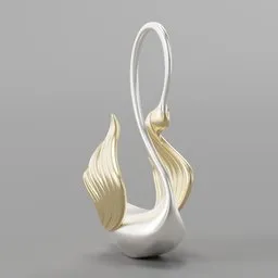 Swan sculpture