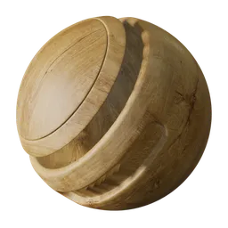 Seamless Natural Raw Oak Wood