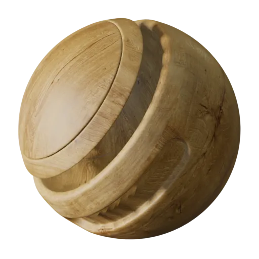 High-resolution seamless oak wood texture for 3D modeling and rendering, compatible with Blender and PBR workflows.
