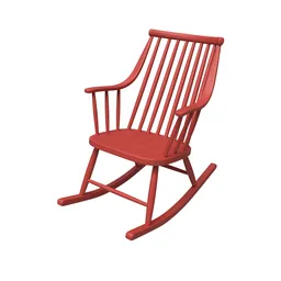 Grandessa Rocking Chair - Red