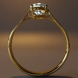 Diamond ring.