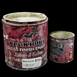 Paint Can  Gloss Finish Red Oxide