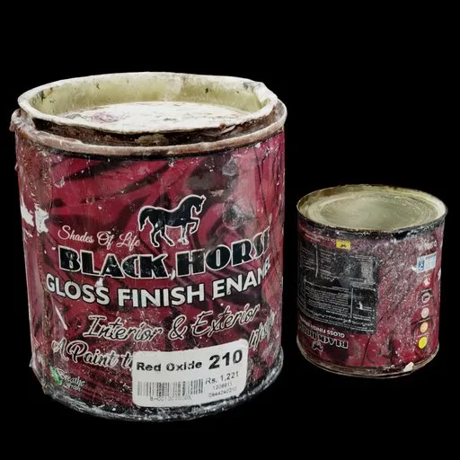 Paint Can  Gloss Finish Red Oxide