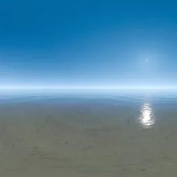 Sky Horizon Pure Blue