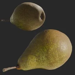 Pear Fruit (photorealistic, optimized)