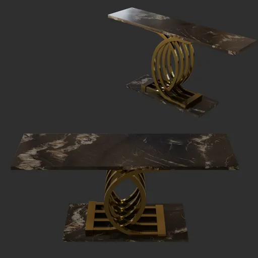 Infinity Marble Console Table