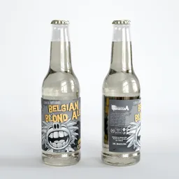 Belgian Blond Ale Beer Bottle