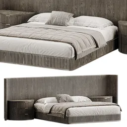 Byron extended panel bed