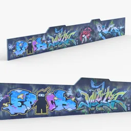 Graffiti wall