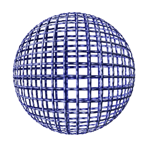 Blue Wire Mesh