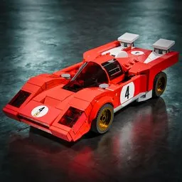 1970 Ferrari 512 M Lego toy car