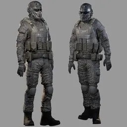 Jungle Soldier Masked
