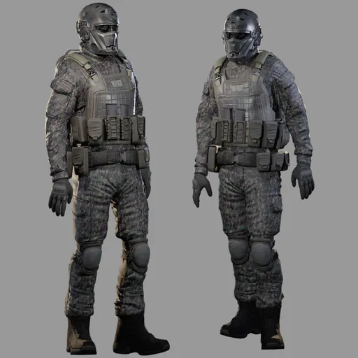 Jungle Soldier Masked