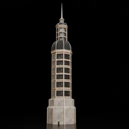 Tower building