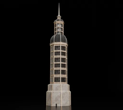 Tower building