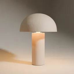 CB2 Enoki Natural Dome Table Lamp