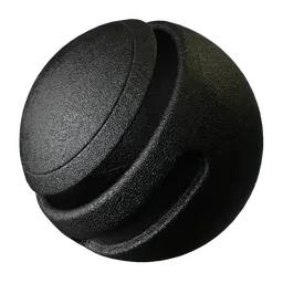 Black Textured Plastic