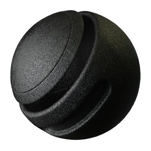 Black Textured Plastic