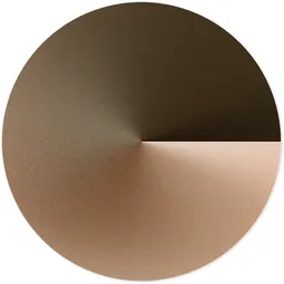 Colour Dial Round Bronze