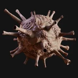 Stylized Simple Gooey Virus